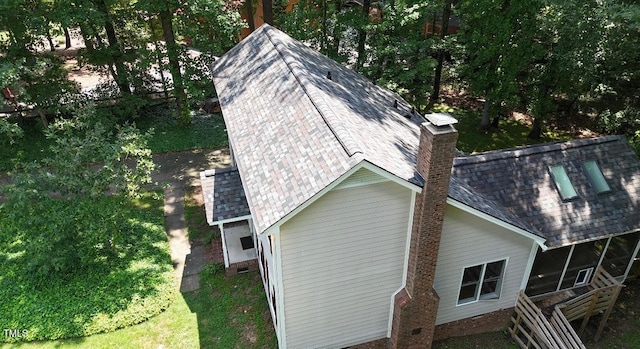 1401 Roy Averette Dr, Raleigh, NC 27603 - view from above of property