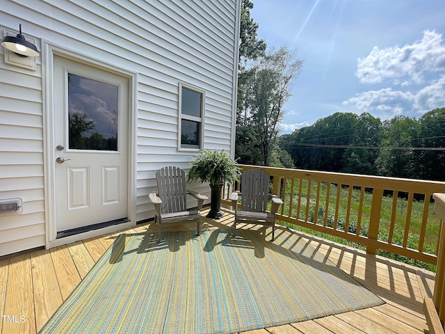 112 Remington Woods Dr, Wake Forest, NC 27587 - view of wooden deck