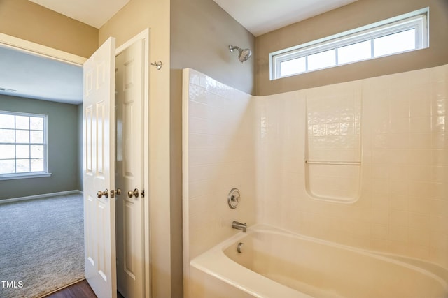 3316 Perkins Ridge Rd, Raleigh, NC 27610 - full bath with tub / shower combination and baseboards