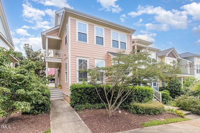 440 Heritage Village Ln, Apex, NC 27502 - townhome / multi-family property with a balcony