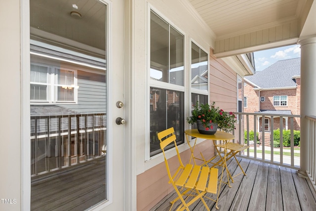 440 Heritage Village Ln, Apex, NC 27502 - view of wooden terrace