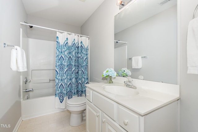 440 Heritage Village Ln, Apex, NC 27502 - bathroom with vanity and shower / bath combo with shower curtain