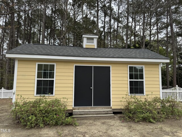 8508 Kayenta Ct, Wake Forest, NC 27587 - view of outdoor structure with entry steps
