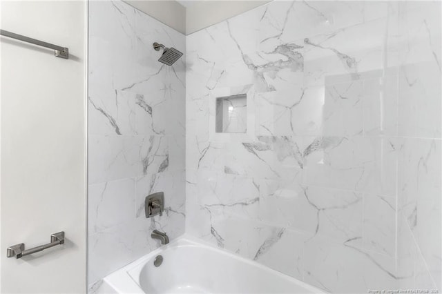 bathroom featuring tub / shower combination