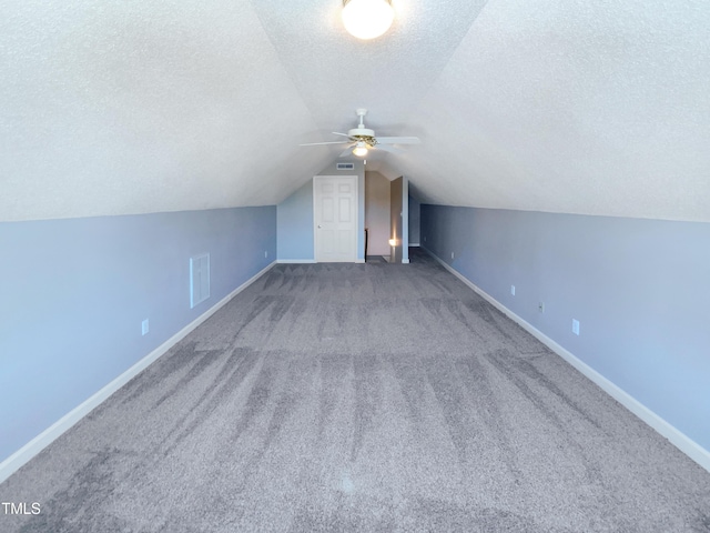 357 Riverwood Dr, Clayton, NC 27527 - additional living space featuring baseboards, lofted ceiling, and a textured ceiling