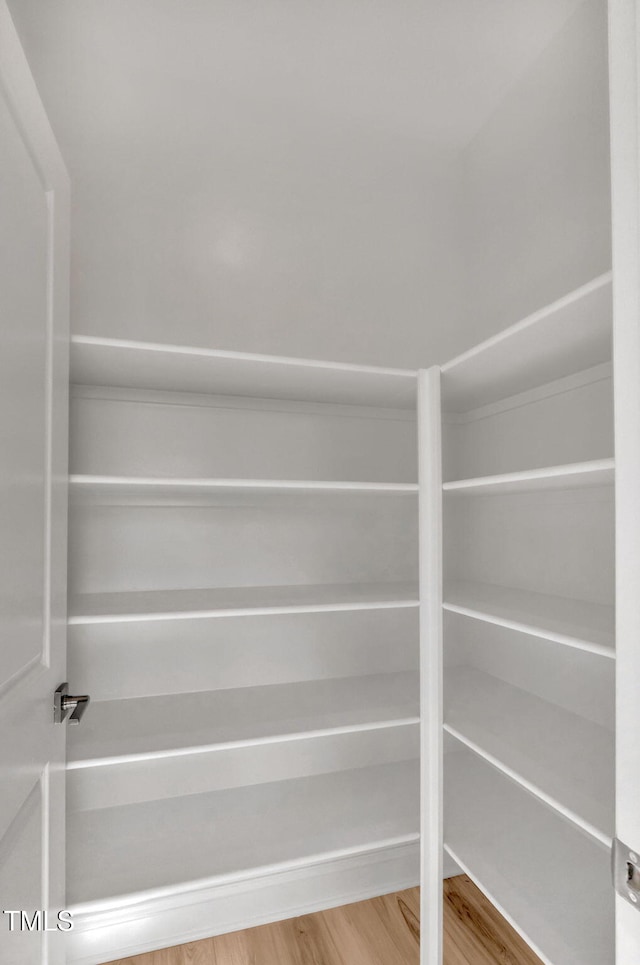 view of storage area