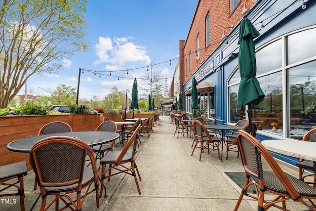 view of patio / terrace with outdoor dining space
