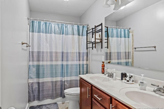 178 Tun Tavern Dr, Cameron, NC 28326 - bathroom featuring toilet and double vanity