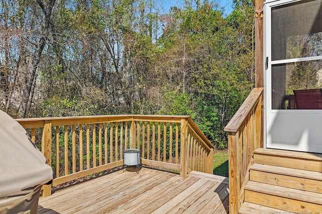 178 Tun Tavern Dr, Cameron, NC 28326 - view of wooden terrace