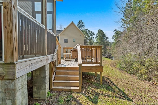 178 Tun Tavern Dr, Cameron, NC 28326 - deck featuring stairs