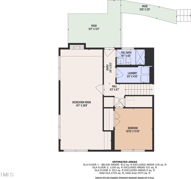 1920 Hillock Dr, Raleigh, NC 27612 - property floor plan