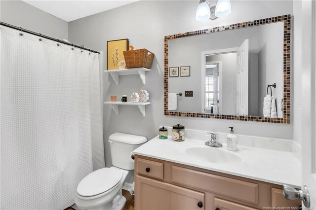 2220 Chasewater Rd, Fayetteville, NC 28306 - full bathroom featuring vanity and toilet