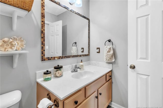 2220 Chasewater Rd, Fayetteville, NC 28306 - bathroom with toilet and vanity