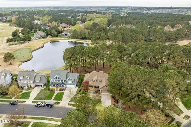 1525 Marshall Farm St, Wake Forest, NC 27587 - bird's eye view featuring a residential view and a water view