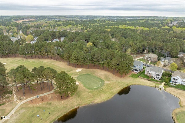 1525 Marshall Farm St, Wake Forest, NC 27587 - bird's eye view featuring a water view and a forest view
