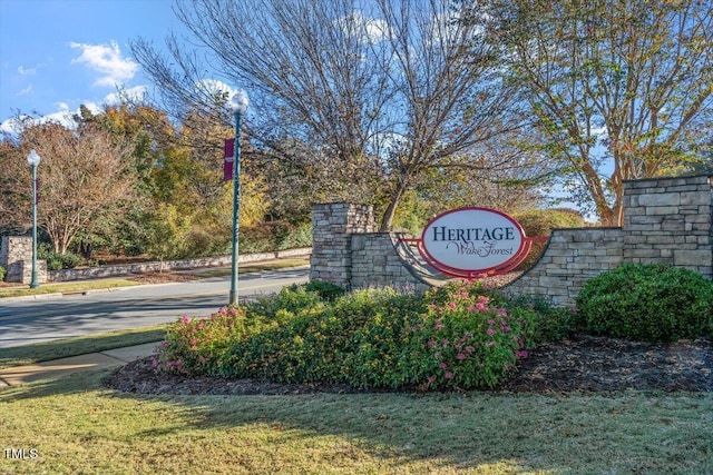 1525 Marshall Farm St, Wake Forest, NC 27587 - community / neighborhood sign with a yard