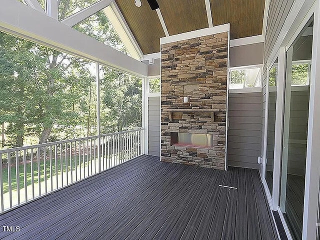14 Duck Bill Trl, Pittsboro, NC 27312 - view of wooden deck