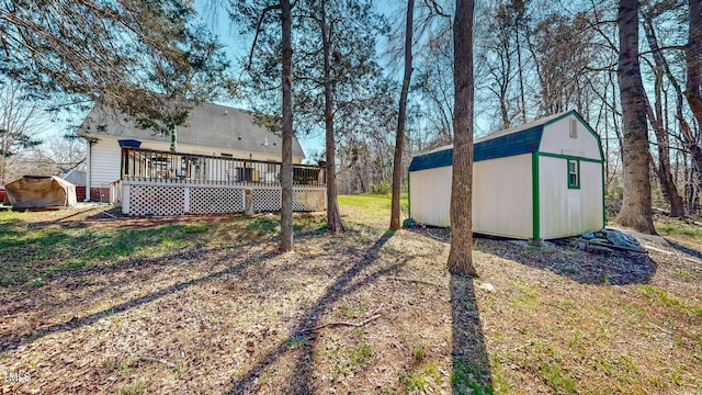 30 Shannon Rd, Timberlake, NC 27583 - back of house featuring a deck