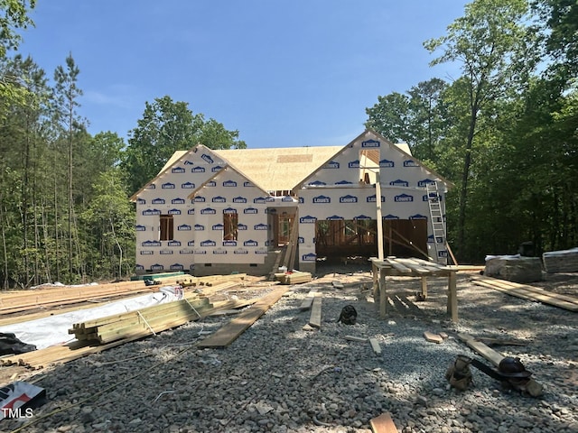 view of back of property