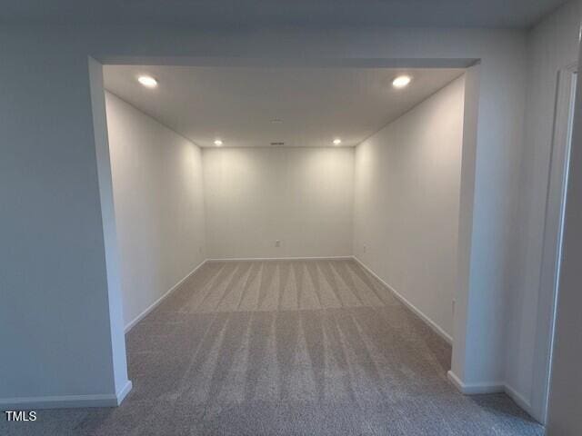 237 Shingle Oak Rd, Wake Forest, NC 27587 - carpeted empty room featuring recessed lighting
