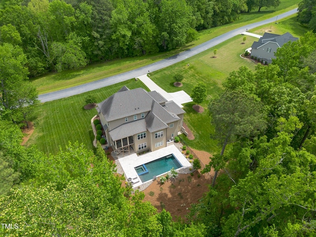 325 Forest Bridge Rd, Youngsville, NC 27596 - view of subject property with a pool