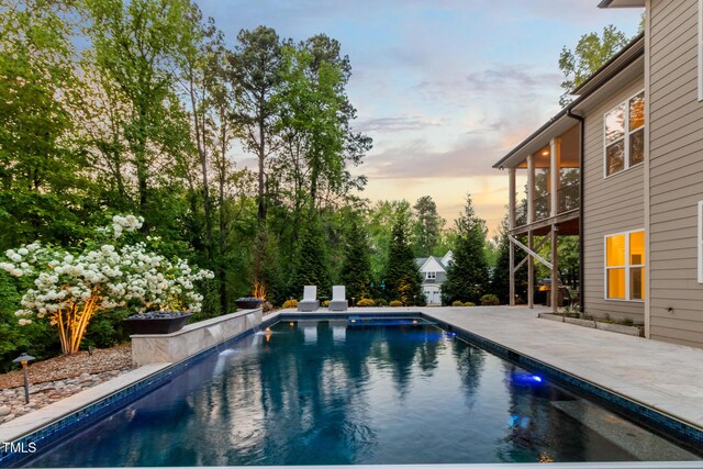 325 Forest Bridge Rd, Youngsville, NC 27596 - swimming pool with a patio area