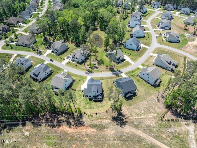 7616 Hasentree Way, Wake Forest, NC 27587 - drone / aerial view featuring a residential view
