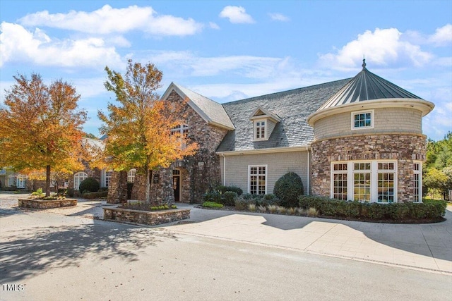 7616 Hasentree Way, Wake Forest, NC 27587 - french country style house with stone siding