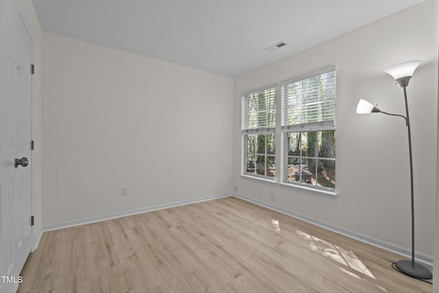 2941 Golden Oak Ct, Raleigh, NC 27603 - interior space with visible vents, baseboards, and light wood-style floors