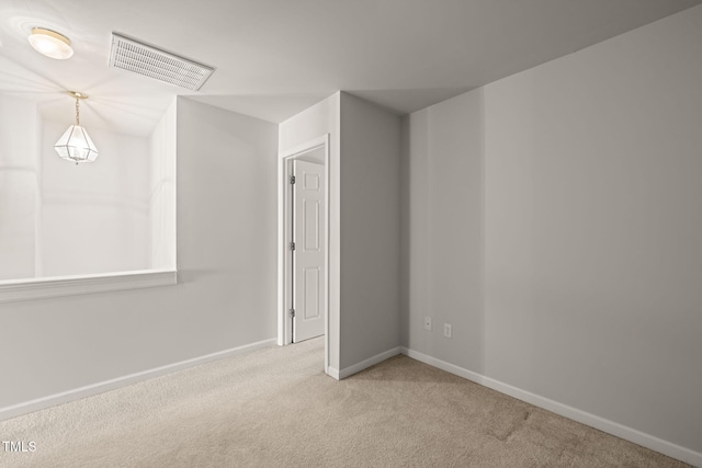 1116 Silky Dogwood Trl, Apex, NC 27502 - carpeted spare room with baseboards and visible vents