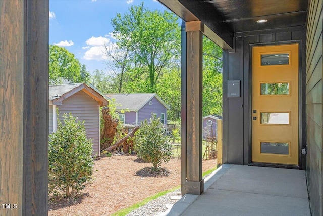 view of entryway
