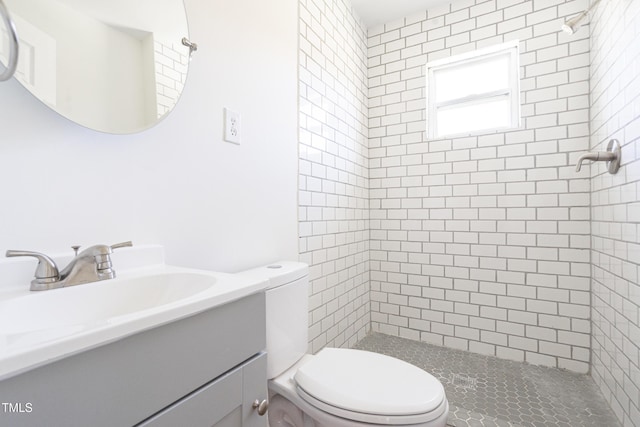 162 Valley Rd, Warrenton, NC 27589 - full bathroom with a shower stall, toilet, and vanity