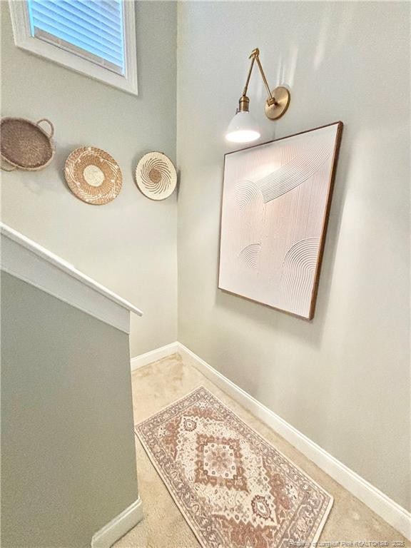 interior space with baseboards
