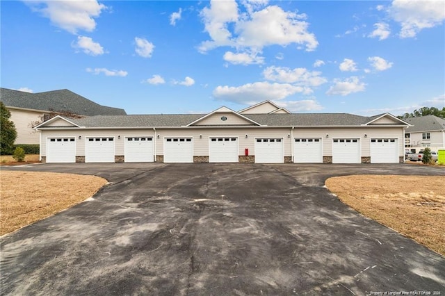view of front of property with roof with shingles