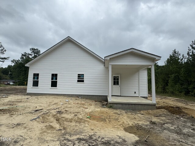 1582 Patterson Rd, Kinston, NC 28504 - back of property