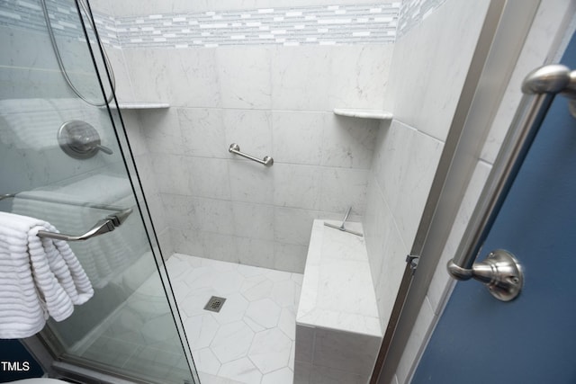 109 Perry Farms Dr, Apex, NC 27502 - bathroom with a shower stall