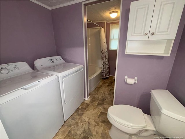 laundry room with independent washer and dryer and laundry area