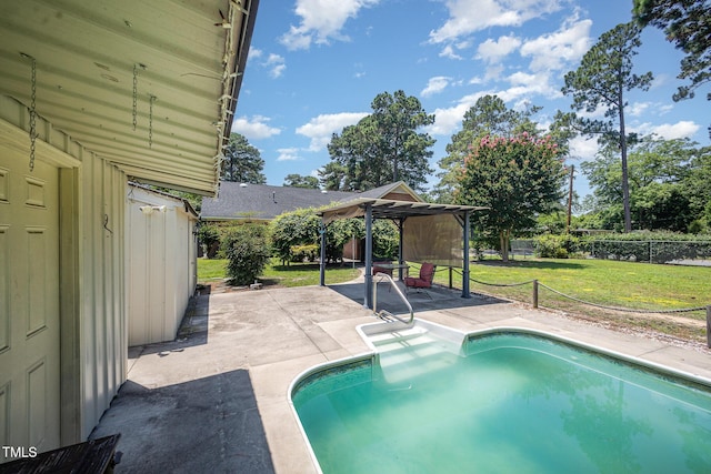 1901 E Mulberry St, Goldsboro, NC 27530 - swimming pool with a patio and a gazebo