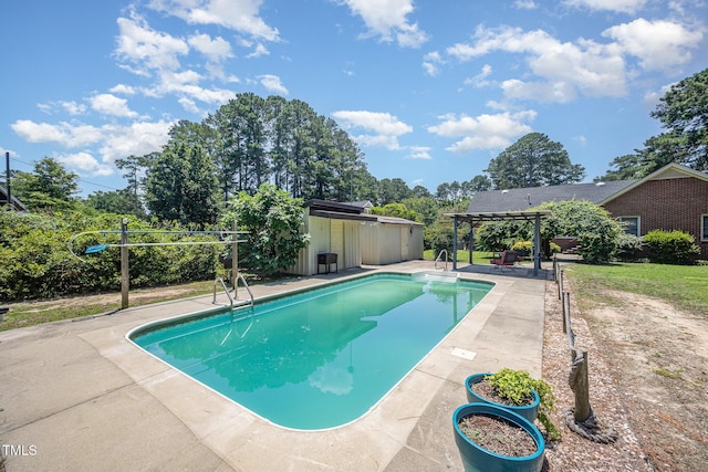 1901 E Mulberry St, Goldsboro, NC 27530 - outdoor pool featuring a patio area