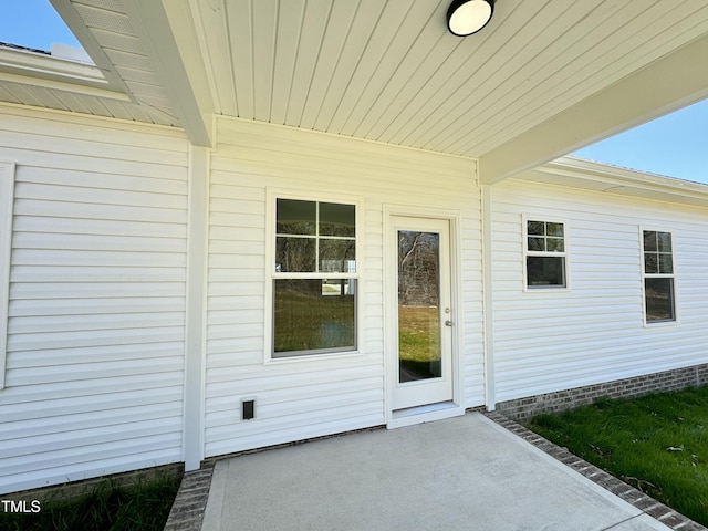 1572 Patterson Rd, Kinston, NC 28504 - doorway to property with a patio area