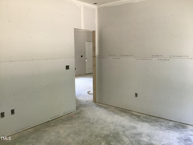 1572 Patterson Rd, Kinston, NC 28504 - unfurnished room featuring concrete flooring