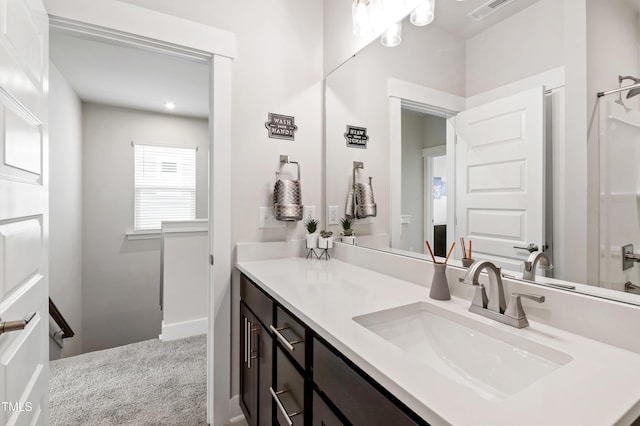 249 Wendover Pkwy, Pittsboro, NC 27312 - bathroom with vanity and baseboards