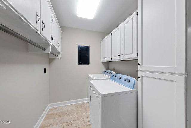 6601 Hidden Pond Rd, Wendell, NC 27591 - laundry area featuring cabinet space, washer and dryer, and electric panel
