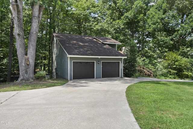 6601 Hidden Pond Rd, Wendell, NC 27591 - garage with driveway