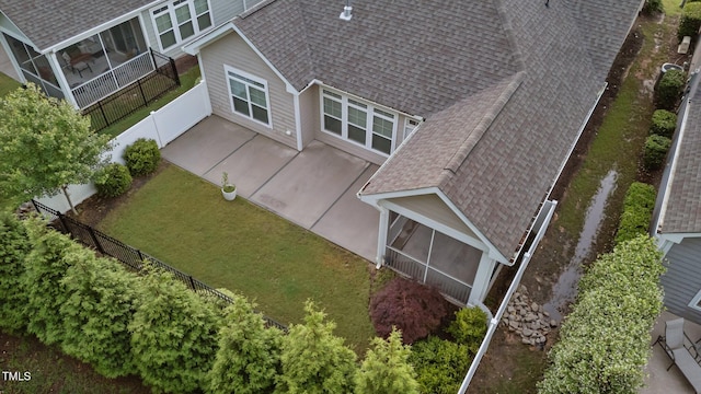 80 Bramble Ln, Clayton, NC 27527 - view from above of property
