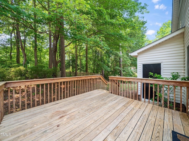 5148 Wallingford Dr, Raleigh, NC 27616 - view of wooden deck