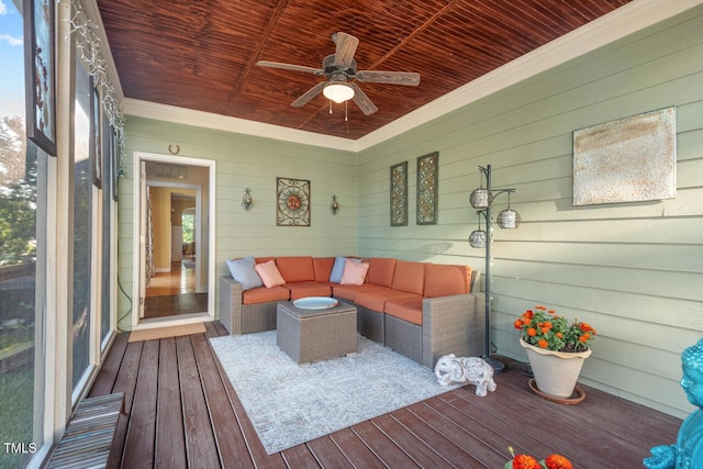 997 Windy Rd, Apex, NC 27502 - sunroom featuring ceiling fan, healthy amount of natural light, and an outdoor hangout area