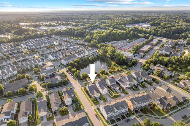 997 Windy Rd, Apex, NC 27502 - aerial overview of property's location with nearby suburban area