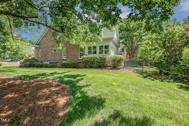 129 Trellingwood Dr, Morrisville, NC 27560 - view of yard