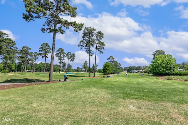 129 Trellingwood Dr, Morrisville, NC 27560 - view of property's community with a lawn and golf course view
